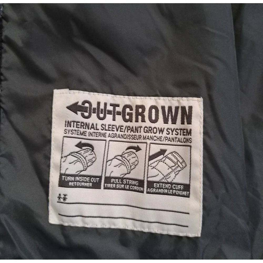 Columbia Jacket Youth Sz. XL 18-20 Black Gray Interchange Shell Only Ski Outdoor